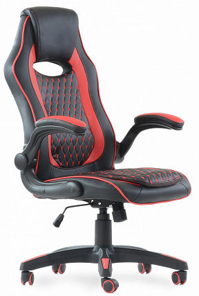 Кресло К-37  к/з черно-красный от магазина Аленсио